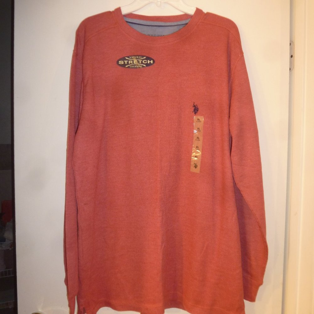 U.S POLO ASSN. Men's Natural Stretch Thermal Casual Long Sleeve Sweater XL
